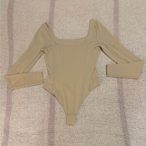 Lululemon Square Neck Long Sleeve Bodysuit